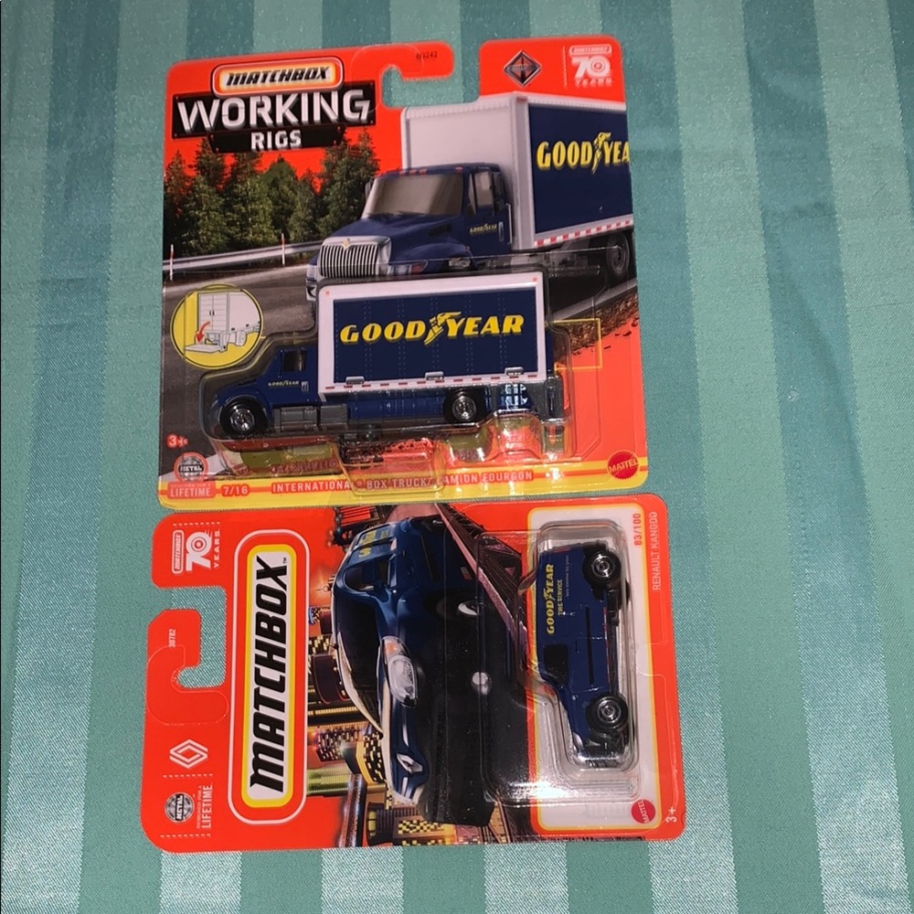 Matchbox Goodyear Working Rigs Truck and Van